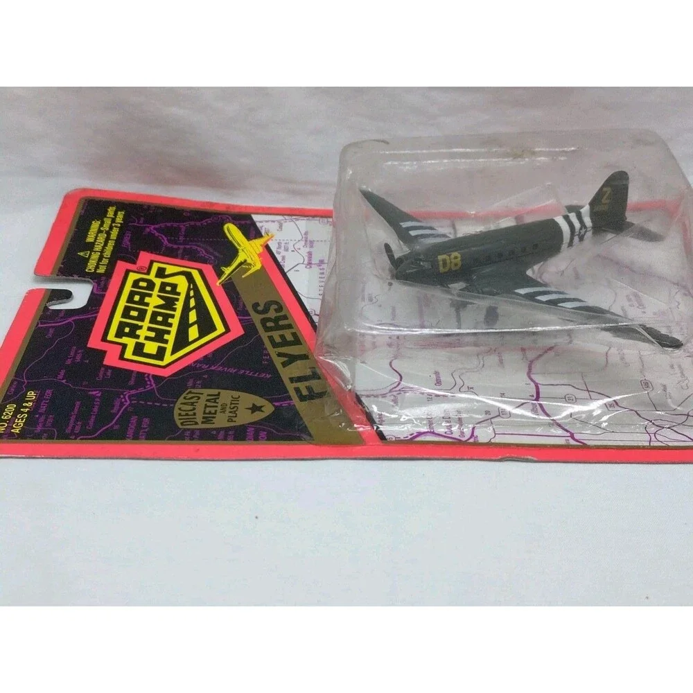 1995 Road Champs Douglas C-47 Diecast Plane